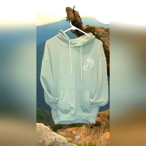 Hooded Sweatshirt with Cowboy Dancers